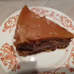 Шоколадов десерт с фъстъчено масло