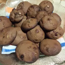 Бисквити с течен шоколад без захар