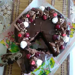 Торта с Течен Шоколад
