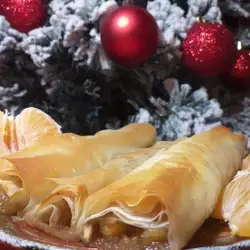 Зимни десерти с мандарини