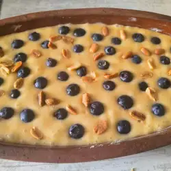 Разкошен маслен сладкиш с боровинки