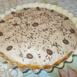 Десерт със сметана и какао