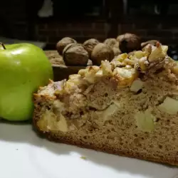 Десерт с ябълки и сода бикарбонат