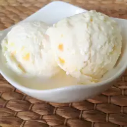 Сладолед със сметана без захар