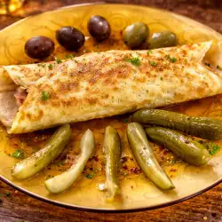 Най-вкусните солени палачинки с бекон на тиган