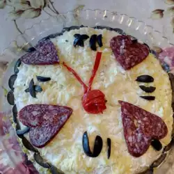 Палачинкова торта с краставици