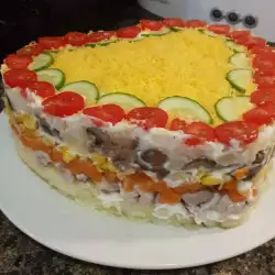 Солена торта с олио
