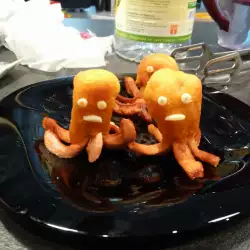 Солени октоподчета с кренвирши
