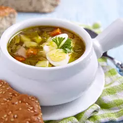 Вегетарианска супа с магданоз