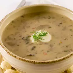 Гъбена крем супа