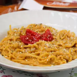 Вегетариански спагети с тиква