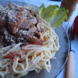 Рецепти със заквасена сметана и спагети