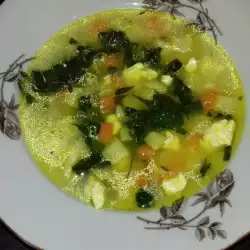 Спаначена супа с олио
