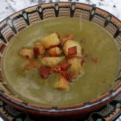 Зимна супа със зеленчуков бульон