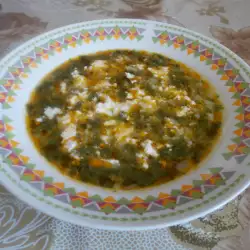 Спаначена супа със сирене