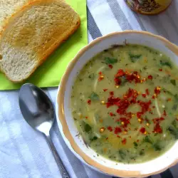 Зеленчукова супа със спанак