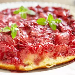 Тарт с ягоди с червено вино
