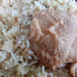 Пиле с ориз и олио