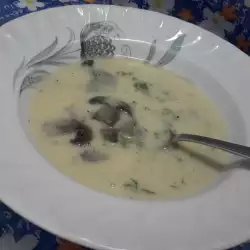 Гъбена супа с копър
