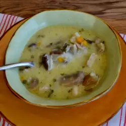 Свинска супа с гъби