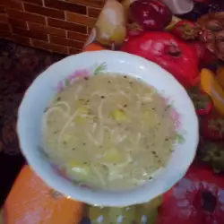 Лесна картофена супа с яйце