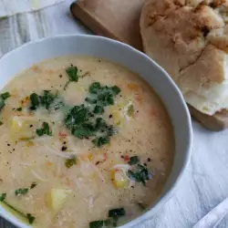 Картофена супа с фиде и застройка