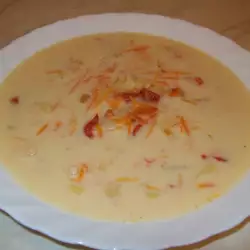 Вегетарианска супа с моркови