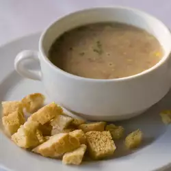 Гъбена супа с брашно
