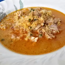 Супа от леща и пилешко