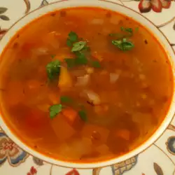 Супа от леща с тиква