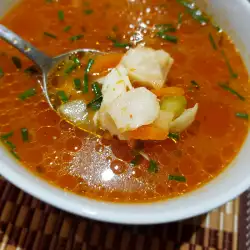 Вкусна супа от мерлуза