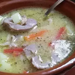 Пилешка супа с воденички