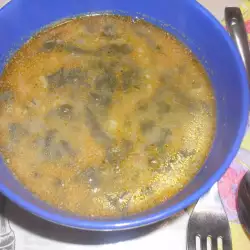Супа с пресен лапад