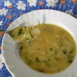 Супа от тиквички с фиде