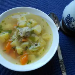 Супа с кайма и лук