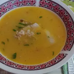 Пилешка супа с яйца