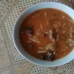 Супа от ярешки дреболии