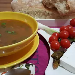 Постна супа с олио