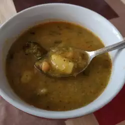 Постна супа с бульон
