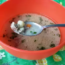 Патешка супа с яйца