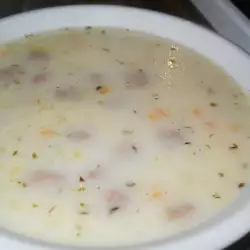 Супа топчета с магданоз