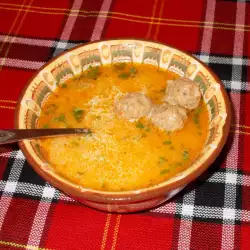 Супа с кайма и джинджифил