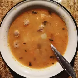 Класическа супа топчета без ориз и застройка