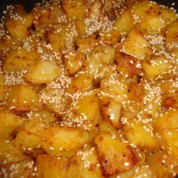 Картофи на фурна с чесън