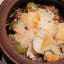Пържоли на фурна с печурки