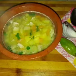 Свинска супа без застройка