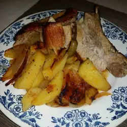 Ястие с картофи и свински гърди