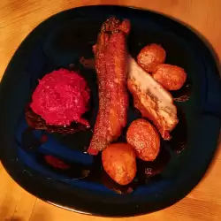 Свинско с картофи и масло