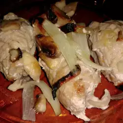 Свинско на фурна с печурки