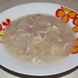 Зимна супа със свински уши